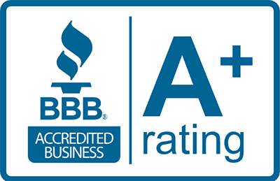 BBB Accredited Business, A+ Rating